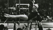 Věra Čáslavská - triumf na olympiádě v Mexiku 1968