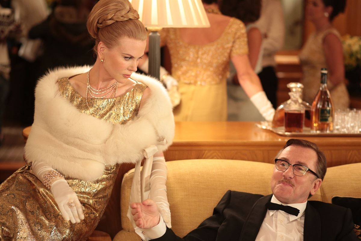 Nicole Kidman jako Grace kelly a Tim Roth jako kní�e Rainer ve filmu Grace,...