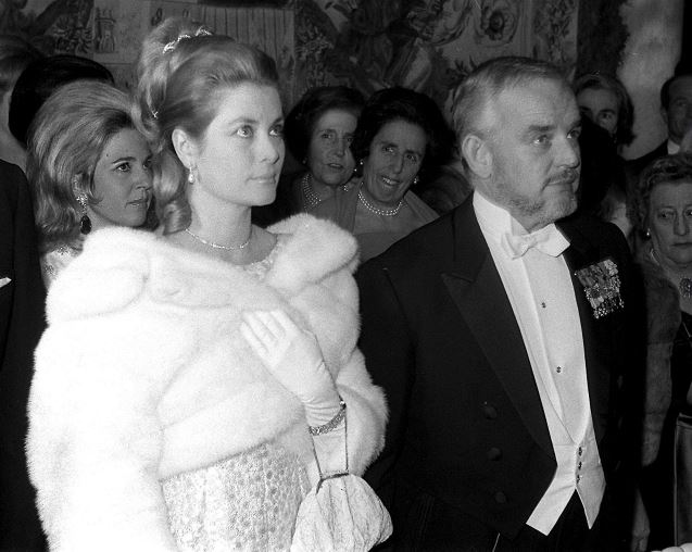 Kn�na Grace s kní�etem Reinerem na snímku z  roku 1966.