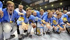 Radost inline hokejistů Finska. | na serveru Lidovky.cz | aktuální zprávy