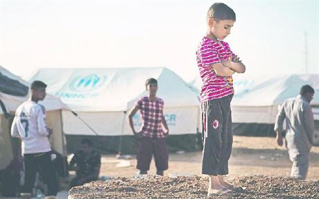 ivot si zachránili. Spousta obyvatel iráckého Mosulu nala azyl v uprchlických...
