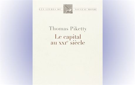 Obal knihy Thomase Pikettiho Kapitalismus v 21. století.