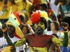 Ghanský fanouek v zápase proti USA - MS 2014 v Brazílii