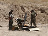 Kurdské jednotky bhem boj s ISIL v provincii Dijála.