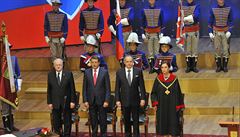 Andrej Kiska v inaugura�ním projevu vybídl politiky, aby pracovali na �e�ení...