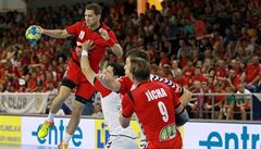 Momentka z kvalifika�ního utkání �esko - Srbsko.