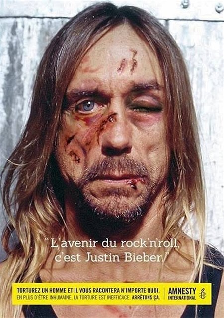 Justin Bieber je budoucnost rock´n´rollu, zní nová reklama Amnesty...