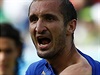 Otisk zub na rameni italského fotbalisty Chielliniho.