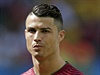 Zoufalý Portugalec Cristiano Ronaldo.
