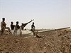Kurdtí bojovníci pemergové v provincii Saláhaddín.