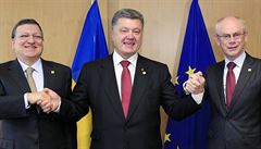 EU uzavela asocian smlouvy s Ukrajinou, Gruzi a Moldavskem