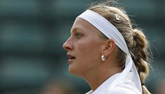 Petra Kvitová v utkání proti Venus Williamsové.