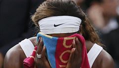 Zklamaná Serena Williamsová.