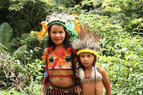 Indiánky z amazonského pralesa (ilustraní foto).