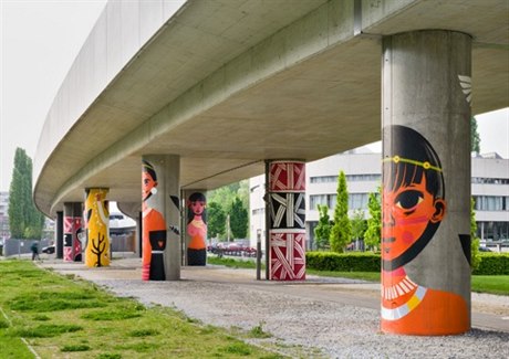 Víde má novou stálou streetartovou realizaci. Stojí za ní brazilský výtvarník...