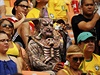 Fanouci Brazílie patí svými kreativními kostýmy ke pice ampionátu.