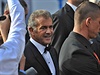 Hollywoodsk herec, reisr a producent Mel Gibson pichz po ervenm koberci...