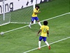 DALÍ KOUSEK. Brazilská obrana sleduje, jak inkasuje od Nmecka v semifinále...