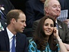 Finále Wimbledonu sledovali i William a Kate, vévoda a vévodkyn z Cambridge.