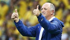 Trenér Brazílie Luiz Felipe Scolari.