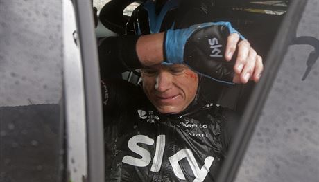 Britský cyklista Christopher Froome.