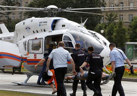 Nejmén deset mrtvých a dalí desítky zranných si vyádala nehoda v moskevském...