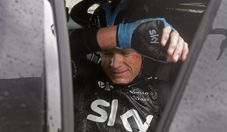 Britský cyklista Christopher Froome.