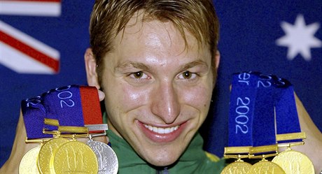 Australský plavec Ian Thorpe.