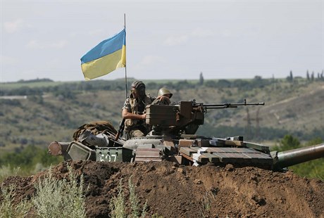 Operace ukrajinské armády proti proruským vzbouencm na východ zem.