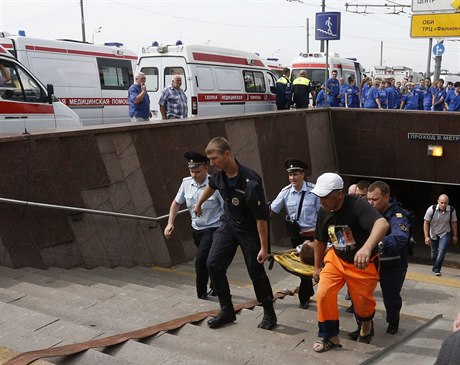 Tragédie v moskevském metru.