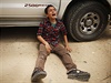 Palestinský chlapec oplakává smrt své rodiny.