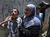 Obyvatelé Pásma Gazy oplakávají své píbuzné, kteí zahynuli pi izraelských...