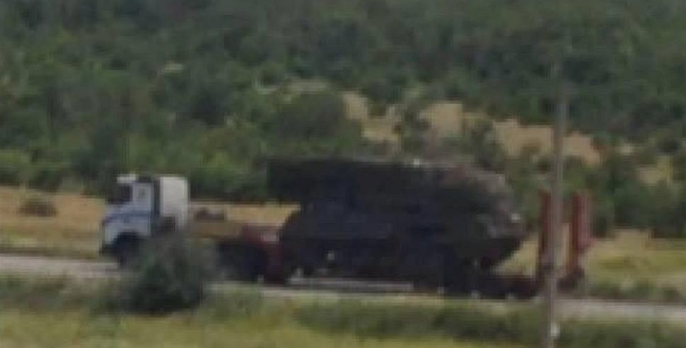 Ukrajinský noviná údajn vyfotil konvoj separatist s protiletadlovým...