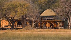 Xudum lodge. Delta Okavango.
