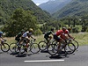 Momentka ze 17. etapy Tour de France.