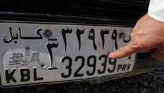 Afghán�tí �idi�i necht�jí kupovat vozy s prokletým �íslem 39