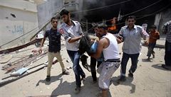 Raketa v Gaze zasáhla i školu OSN. Celkem zemřelo už přes 800 lidí