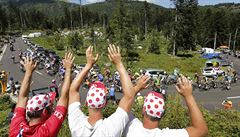 Momentka ze 17. etapy Tour de France.