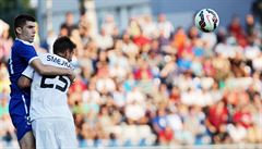 Momentka z utkání �iroki Brijeg - Mladá Boleslav.