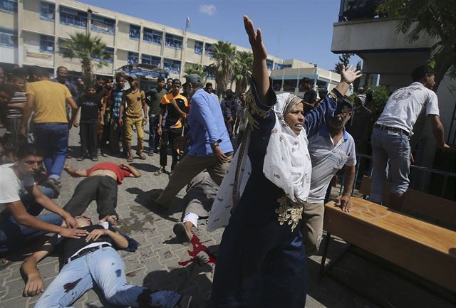 Izraelci údajn� v Pásmu Gazy zasáhli dal�í �kolu OSN.