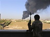Boje v Libyi (ilustraní snímek).