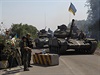 Ukrajinská armáda obklíila Donck, batu proruských separatist (ilustraní...
