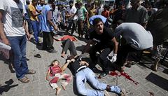 Palestinci zabití p�i izraelských náletech