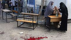 Palestinské �eny oplakávají zabité p�i izraelských náletech