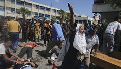 Izraelci v Psmu Gazy zashli dal kolu OSN, tvrd Palestinci