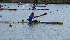 Kajaká Josef Dostál.