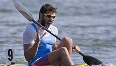 Kajaká Josef Dostál.