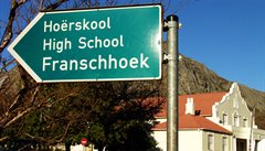 Oblast Franschhoek zalo�ili na konci 17. století francouz�tí hugenoti.