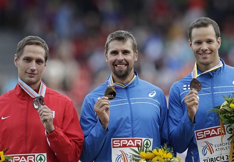 Medaile si rozdělili Antti Ruuskanen,Vítězslav Veselý a Tero Pitkämäki.