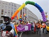 Prague Pride 2014, pochod gayu a lesbicek a LGBT komunity Prahou.